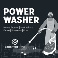 Power Washer for Rent Linkedin Post