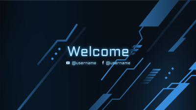Tech Circuit YouTube Banner Image Preview