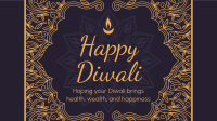 Fancy Diwali Greeting Facebook Event Cover