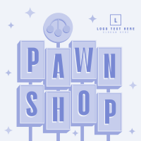 Pawn Shop Retro Linkedin Post