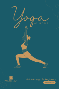 Yoga at home Pinterest Pin
