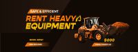 Heavy Equipment Rental Facebook Cover