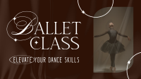 Elegant Ballet Class Animation