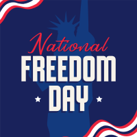 Freedom Day Celebration Instagram Post