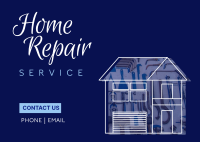 Professional Repairs Postcard