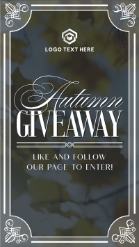 Autumn Giveaway Instagram Story Image Preview