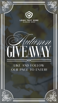 Autumn Giveaway Instagram Story