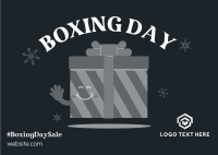 Boxing Day Gift Postcard