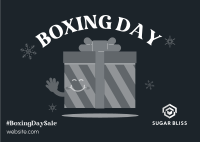 Boxing Day Gift Postcard