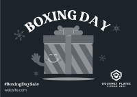 Boxing Day Gift Postcard Image Preview