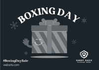 Boxing Day Gift Postcard Image Preview