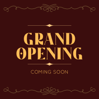 Elegant Grand Opening Instagram Post