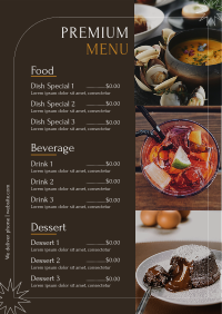 Premium Menu Menu