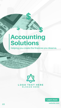 Accounting Solution Instagram Story