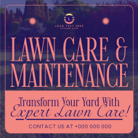 Modern Lawn Services Instagram Post Design