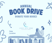 Donate A Book Facebook Post