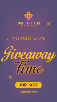 Elegant Giveaway Instagram Story