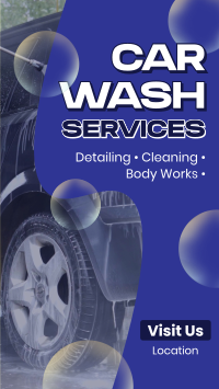 Carwash Auto Detailing Facebook Story Image Preview