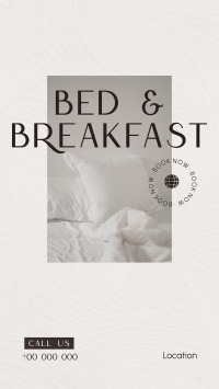 Bed and Breakfast Apartments Instagram Story
