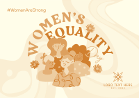 Women Diversity Postcard