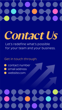 Corporate Connect with Us Instagram Story Design