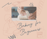 Beginner Baking Class Facebook Post