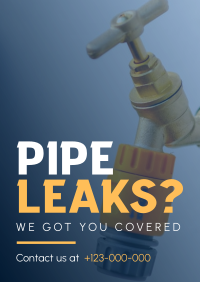 Leaky Pipes Flyer Design