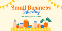 Small Business Bazaar Twitter Post Design