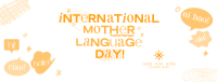 Doodle International Mother Language Day Facebook Cover Image Preview