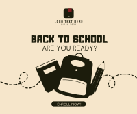 Back to School Vector Facebook Post