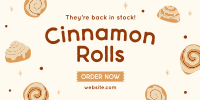 Quirky Cinnamon Rolls Twitter Post