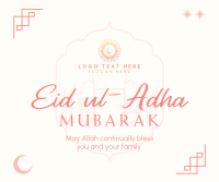 Blessed Eid ul-Adha Facebook Post