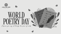 Poetry Creation Day Animation Image Preview