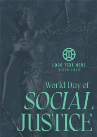 World Day of Social Justice Poster Design