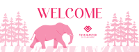 Elephant March Facebook Cover Image Preview