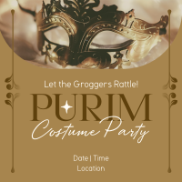 Purim Costume Party Instagram Post