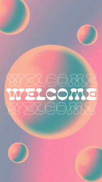 Modern Futuristicv Welcome Instagram Story