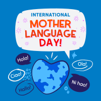 World Mother Language Instagram Post
