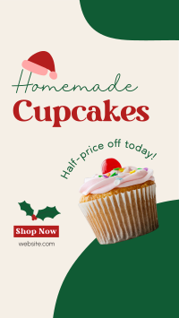 Cupcake Christmas Sale Instagram Story