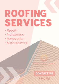 Expert Roofing Services Poster