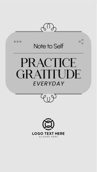 Positive Self Note Instagram Reel Design