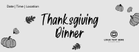 Thanksgiving Dinner Facebook Cover