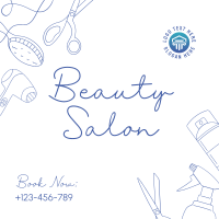 Beauty Salon Services Instagram Post