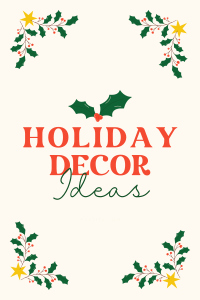 Christmas Decoration Ideas Pinterest Pin