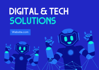 Digital & Tech Solutions Postcard