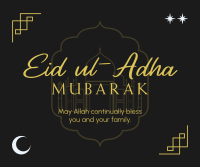 Blessed Eid ul-Adha Facebook Post