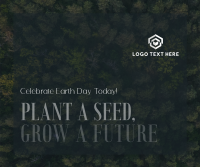 Plant Seed Grow Future Earth Facebook Post