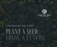 Plant Seed Grow Future Earth Facebook Post