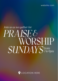 Sunday Worship Flyer