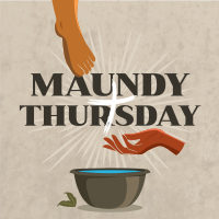 Maundy Thursday Cleansing Instagram Post